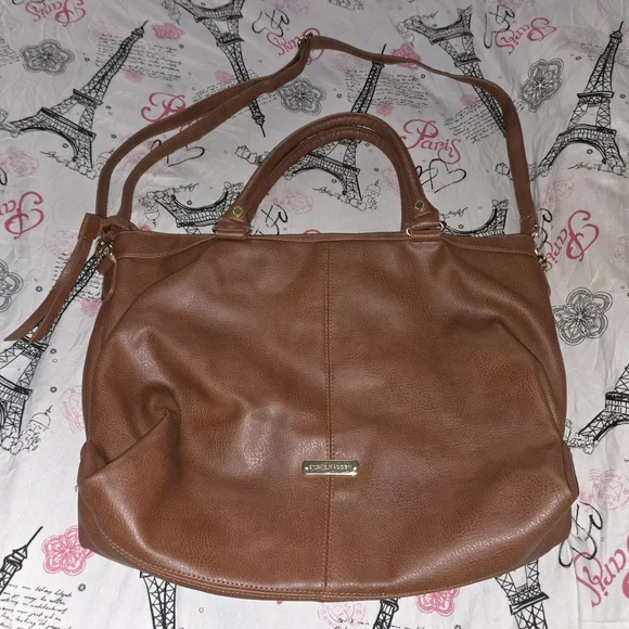 XL Steve Madden Brown Studded Shoulder Bag - Picture 8 of 8
